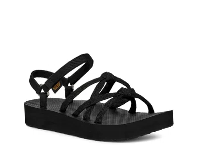 Teva Midform Kena Slim Sandal In Black