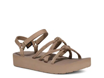 Teva Midform Kena Slim Sandal In Brown