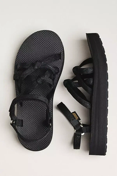 Teva Midform Kena Slim Sandals In Black