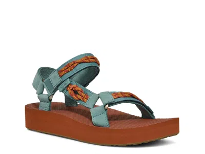 Teva Midform Universal Knotted Sandal In Blue