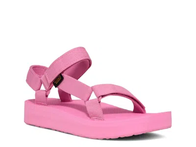 Teva Midform Universal Platform Sandal In Pink