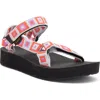 Teva Midform Universal Sandal In Retro Squares Explore