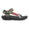 TEVA OLIVINE AND BRICK RED MULTI HURRICANE XLT 2 MENS SANDALS