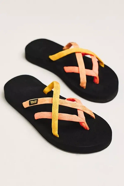 Teva Olowahu Cross-strap Sandals In Black