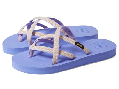Teva Olowahu (little Kid) Girls Shoes Palms Lilac: 4 Big Kid M In Purple