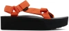 Teva Flatform Universal Sandals In Orange