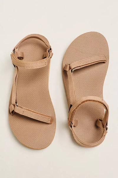 Teva Original Universal Slim Sandals In Brown