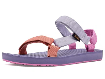 Teva Original Universal (toddler/little Kid/big Kid) Kids Shoes Fuchsia Pink : 4 Big Kid M, Synthetic In Multi