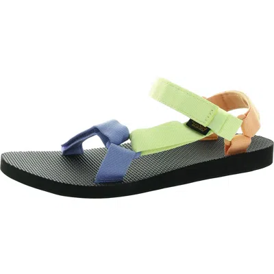 Teva Original Universal Womens Ankle Strap Velcro Sport Sandals In Multi