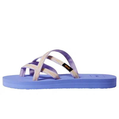 Teva Kids' Pre-school  Olowahu Sandal Palms Lilac 1019539c-pslc In Transparent