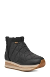 Teva Reember Womens Stretch Quilted Booties In Black
