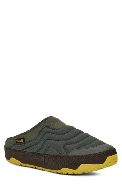 Teva Reember Terrain Quilted Mule In Green