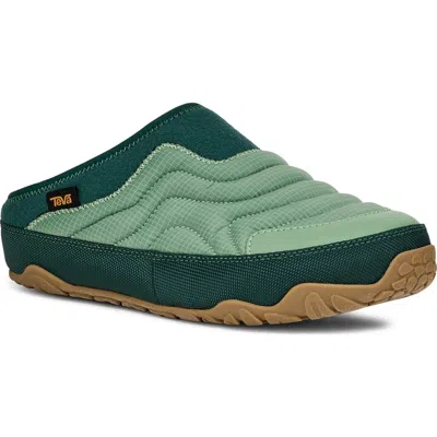 Teva Reember Terrain Quilted Water Repellent Mule In Green
