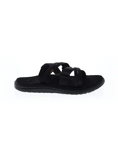 Pre-owned Teva Sandals In Black