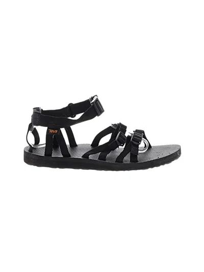 Pre-owned Teva Sandals In Black