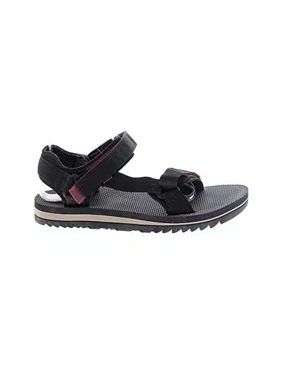 Pre-owned Teva Sandals In Black