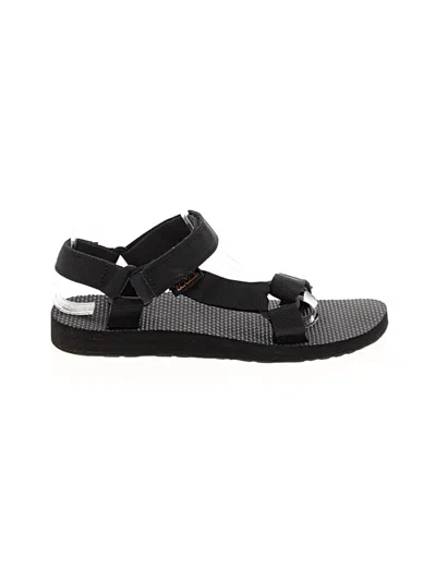 Pre-owned Teva Sandals In Black