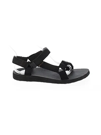 Pre-owned Teva Sandals In Black