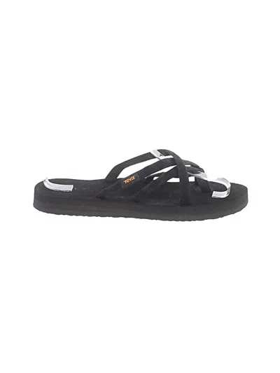 Pre-owned Teva Sandals In Black