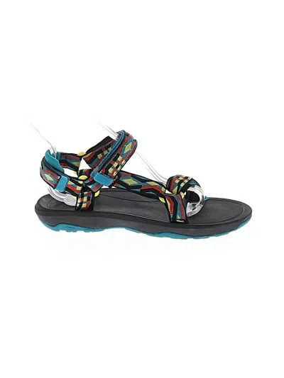 Pre-owned Teva Sandals In Black