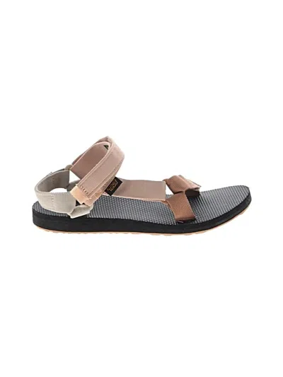 Pre-owned Teva Sandals In Brown
