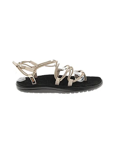 Pre-owned Teva Sandals In Gold