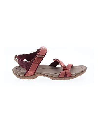 Pre-owned Teva Sandals In Pink