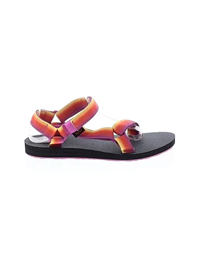 Pre-owned Teva Sandals In Pink