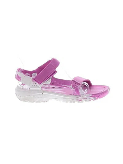 Pre-owned Teva Sandals In Pink