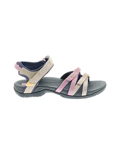 Pre-owned Teva Sandals In Pink