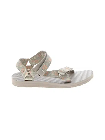 Pre-owned Teva Sandals In Silver