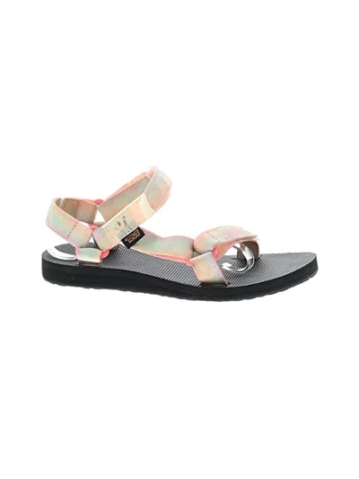 Pre-owned Teva Sandals In Silver