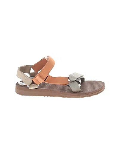 Pre-owned Teva Sandals In Tan