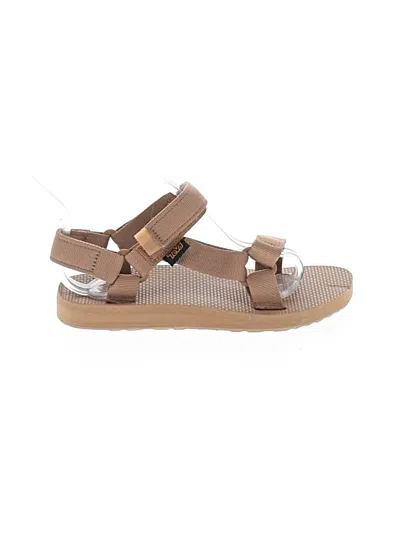 Pre-owned Teva Sandals In Tan