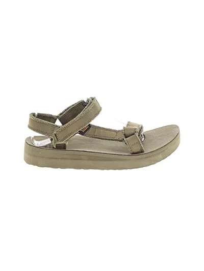 Pre-owned Teva Sandals In Tan