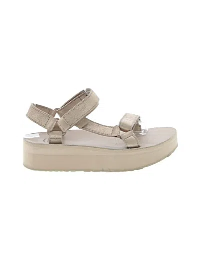 Pre-owned Teva Sandals In Tan