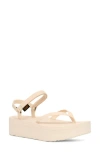Teva Slim Flatform Sandal In Neutral