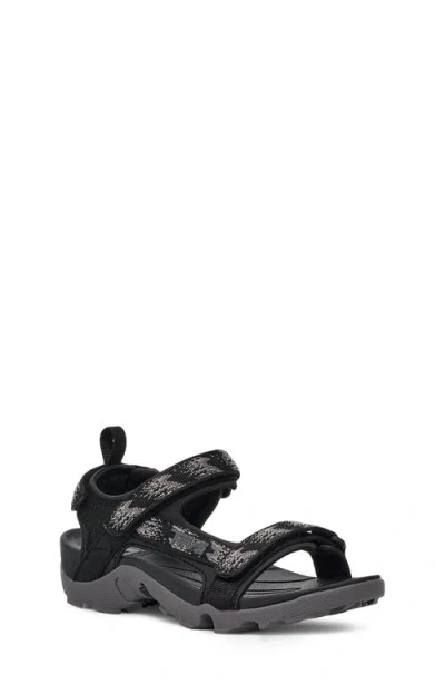 Teva Kids'  Tanza Sport Sandal In Black