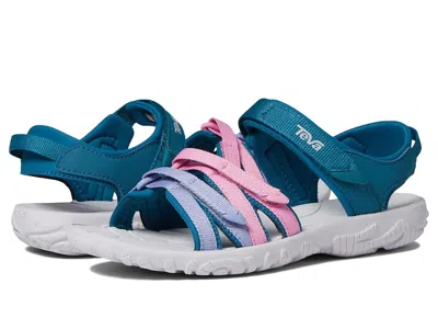 Teva Tirra (little Kid/big Kid) Girls Shoes Blue Coral : 6 Big Kid M, Synthetic
