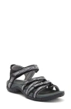 Teva 'tirra' Sandal In Palms Black/white/white