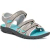 Teva Kids'  Tirra Sport Sandal In Drizzle/bright Teal