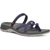Teva Tirratraveler Flip Slide Sandal In Brown Blue