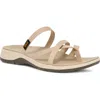 Teva Tirratraveler Flip Slide Sandal In White Pepper