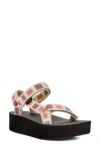 Teva Flatform Universal Crochet Explore Sandals In Explore