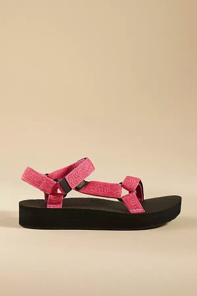 Teva Universal Midform Sandals In Pink