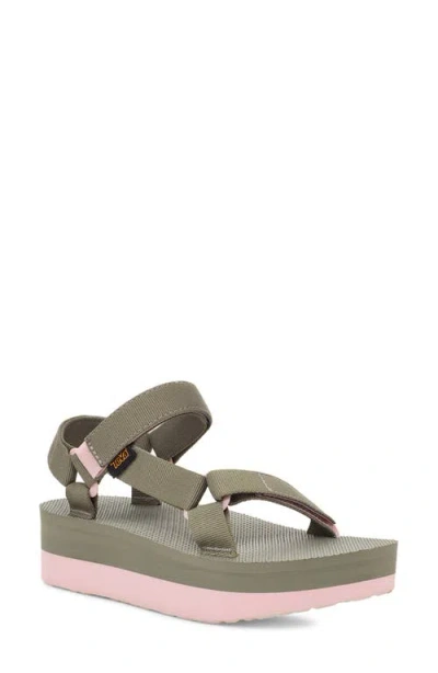 Teva Universal Platform Sandal In Brown