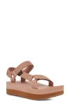 Teva Flatform Universal Utility Sandals Women In Dusky Pink