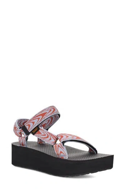 Teva Universal Platform Sandal In Multi