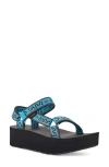 Teva Universal Platform Sandal In Bandana Aquarius