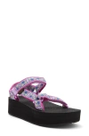 Teva Flatform Universal Sandals In Purple